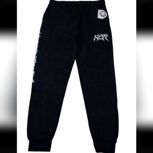 Neff Wierd Times Men's Jogger Pants Sizes Small And Medium NWT Black